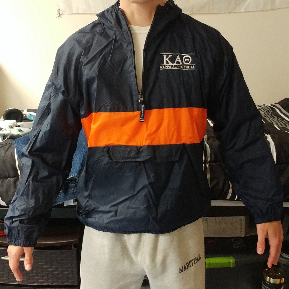 Charles River Windbreaker Quarter Zip Hoodie